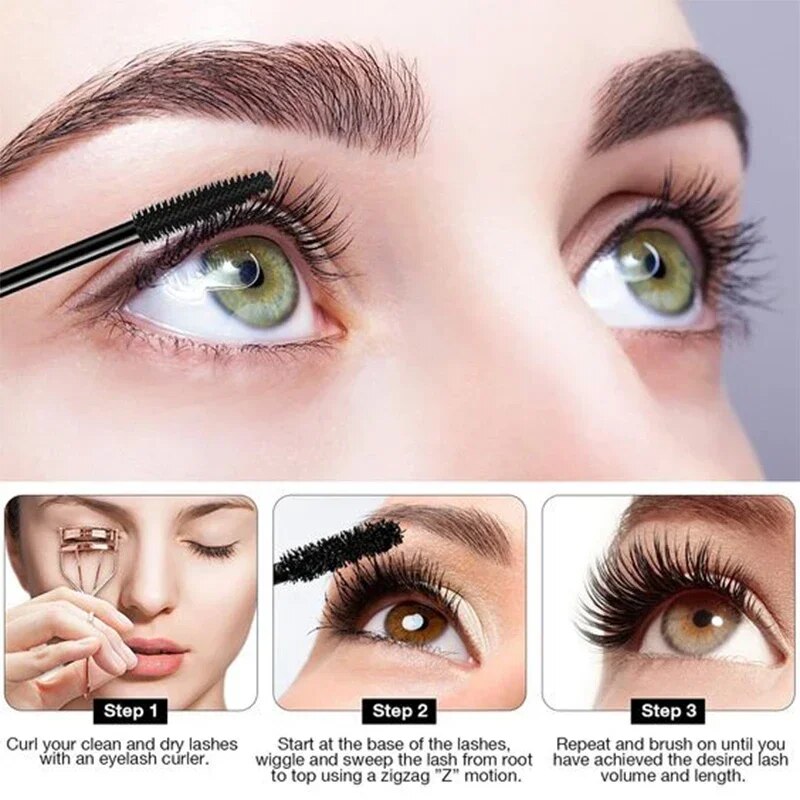 Waterproof Silk Fiber Lash Curling Mascara