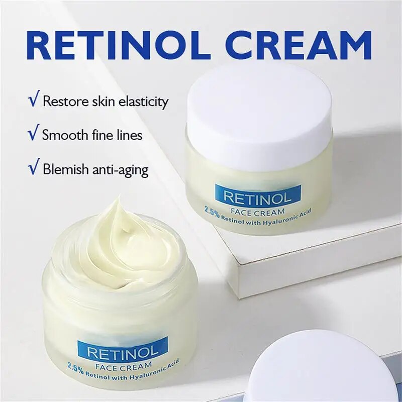 Anti-Wrinkle Serum Hyaluronic Acid Vitamin A Retinol Face Cream