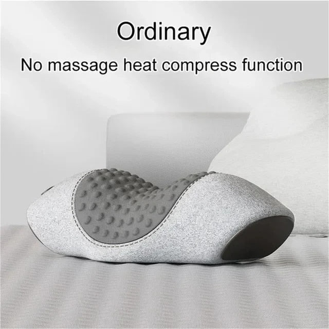 Electric Neck Massage Pillow Heating + Vibration