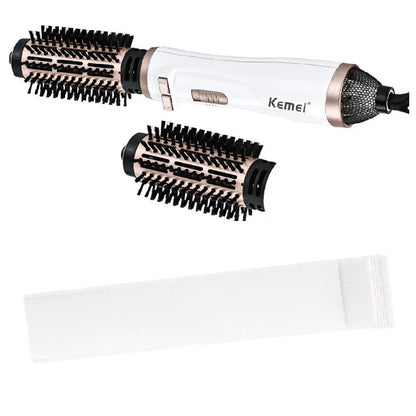 Kemei Electric Rotating Hair Curler Comb 2in1