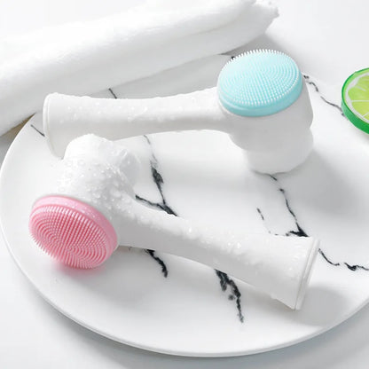 Silicone Face Cleansing Brush Double-Sided