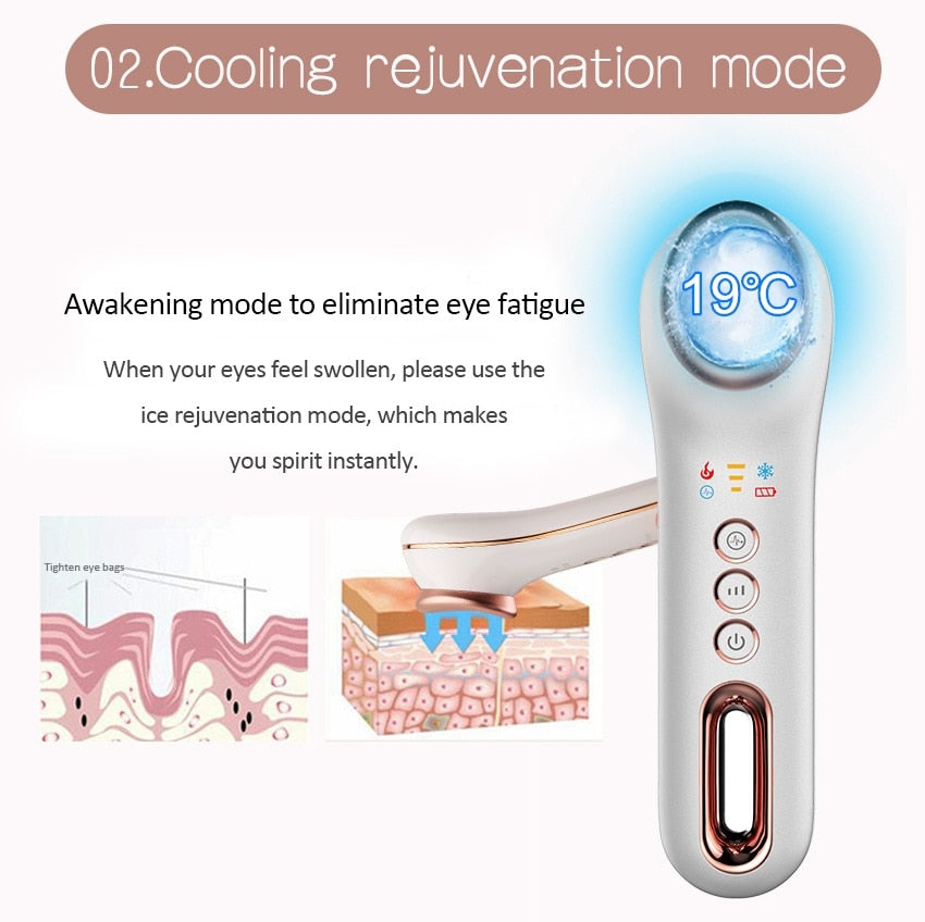 Electric Hand Massager for Dark Circles & Eye Puffiness